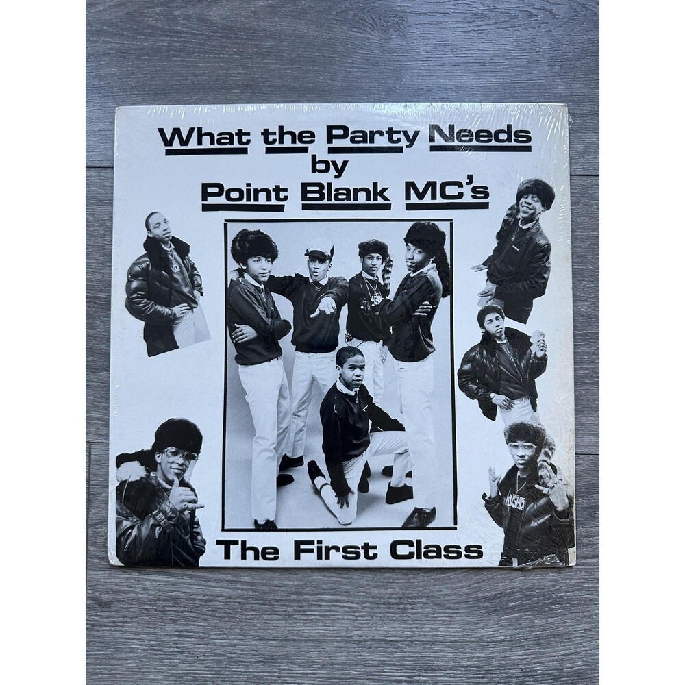 Vintage Point Blank MC's The First Class What The Party Needs 12" Vinyl LP B-Boy